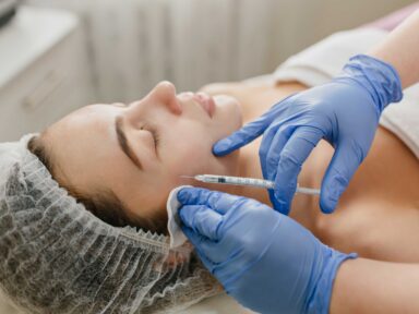 Woman receiving Botox Treatment